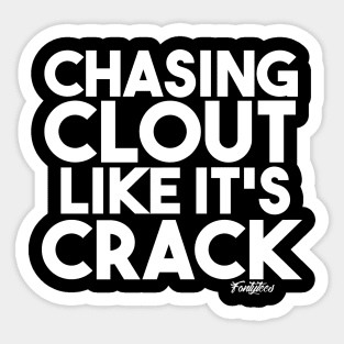 CLOUT (w) Sticker